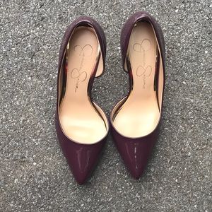 Jessica Simpson Maroon Pumps